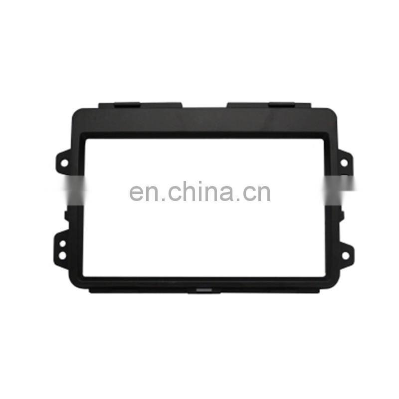 China Factory Double Din Car Radio Installation Silver Frame