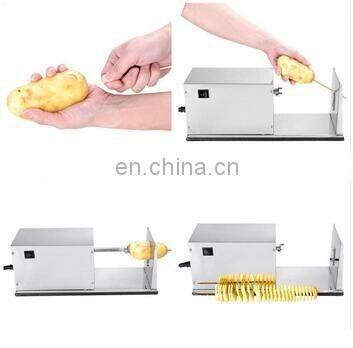 electric tornado potato cutter potato chips making machine tornado potato machine