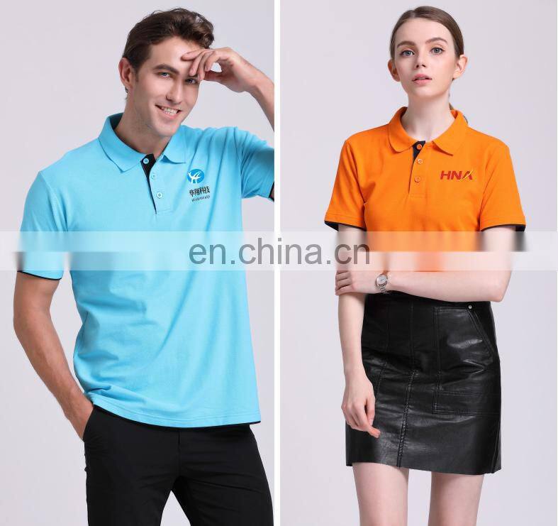 Custom Printing Women Man Polo T Shirt For Sale