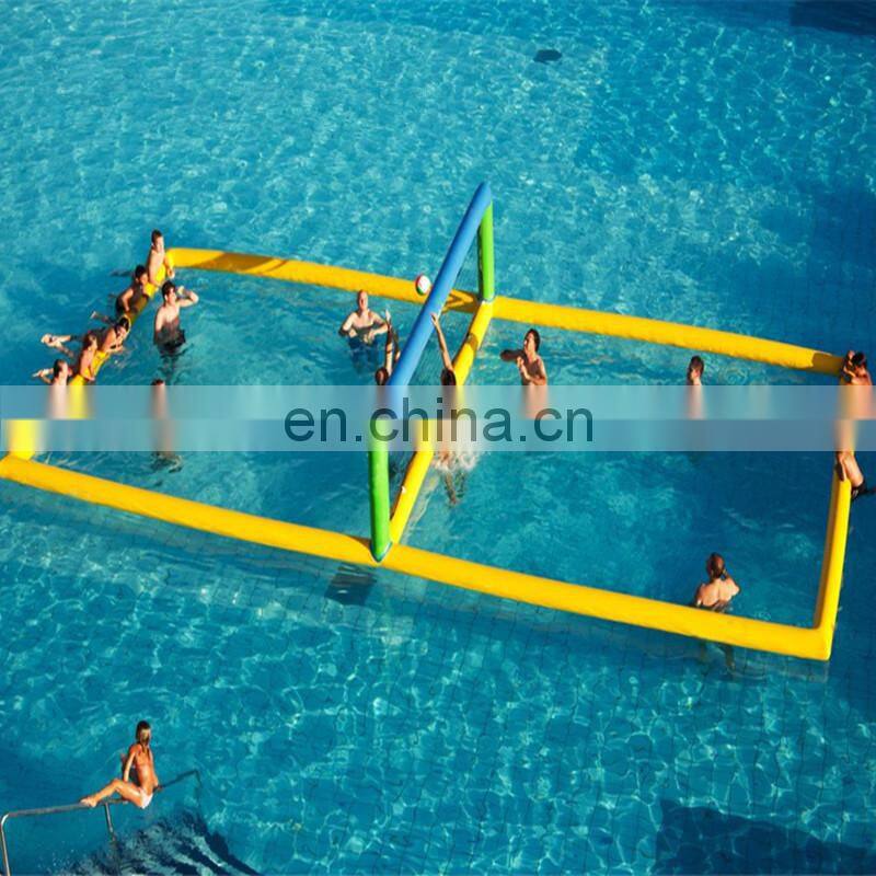 Customized Outdoor Inflatable Water Volleyball Court Inflatable Water Fun Equipment For Sale