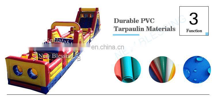 Hot-sale adult kids suited challenge games inflatable obstacle course