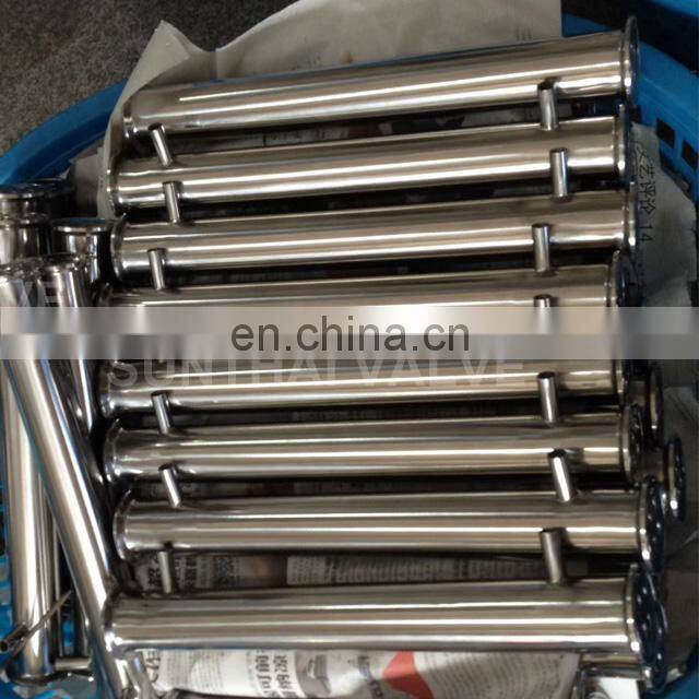 Tri Clamp Dephlegmator distillation column condenser with exchange tube for Brewery Distillation