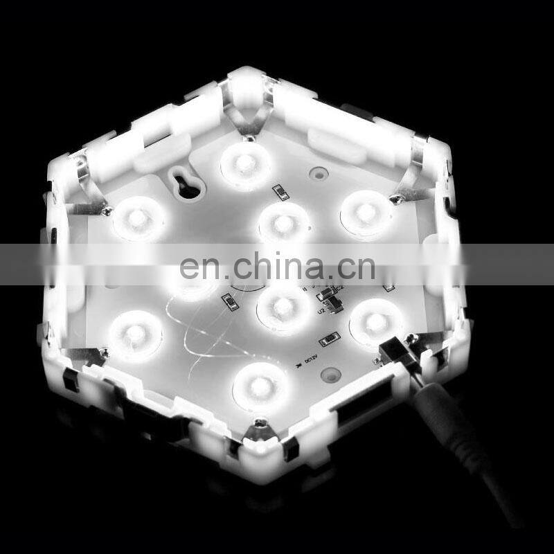 2020 amazon DIY hexagon light electronics touch sensor wall decorative hexagon honeycomb Quantum led modular light