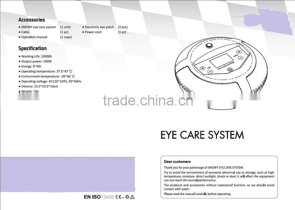Portable and good appearance health care eyes massage machine