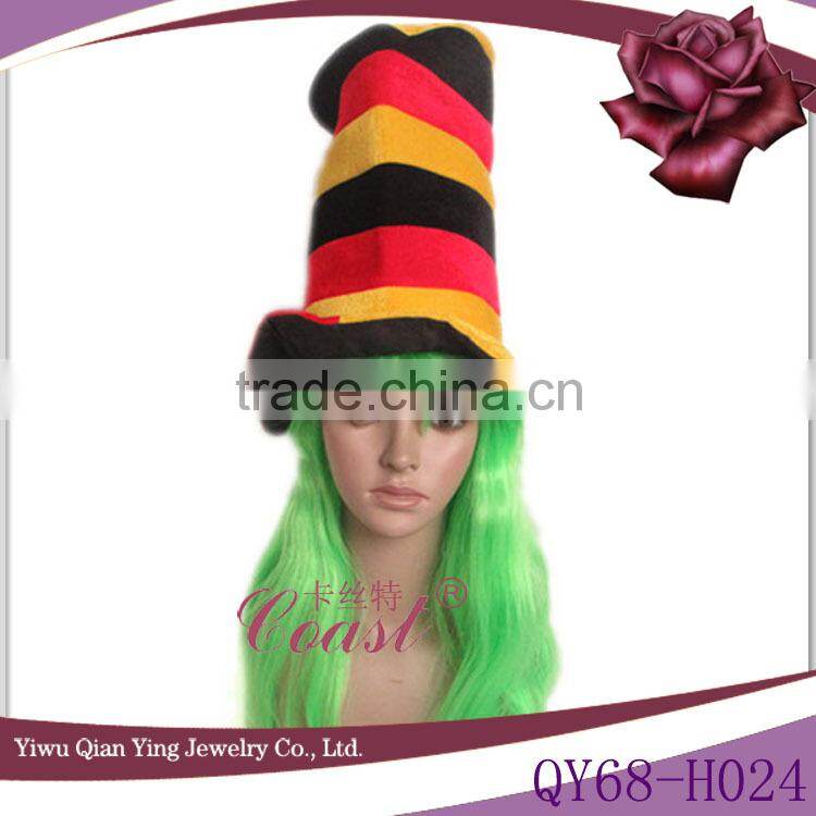 Crazy funny ployster Germany football fan high hat
