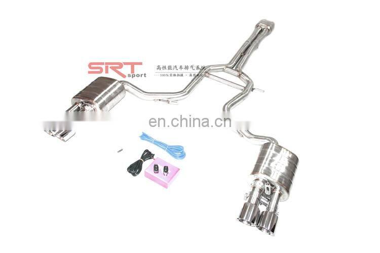 Exhaust Pipe for Porsche Panamera titanium exhaust catback with quad double tip