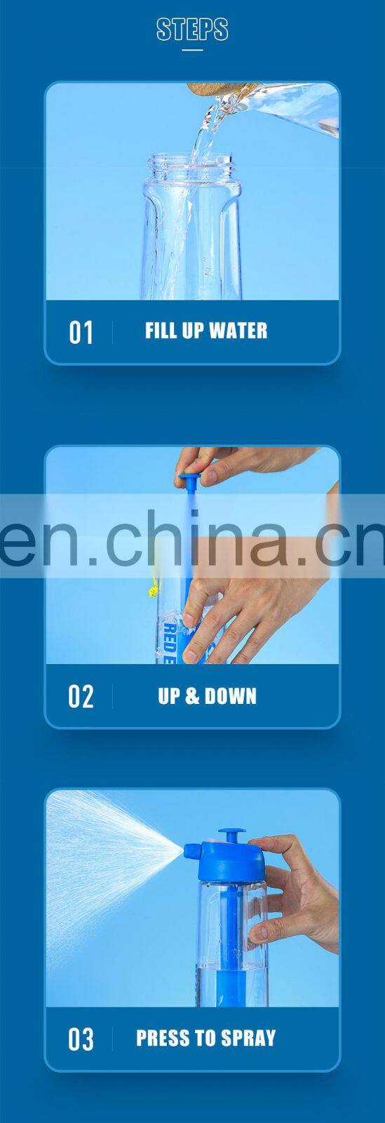 Gint 700ML Wholesale BPA Free Eco Friendly Tritan Water Bottle for Outdoor Camping Use