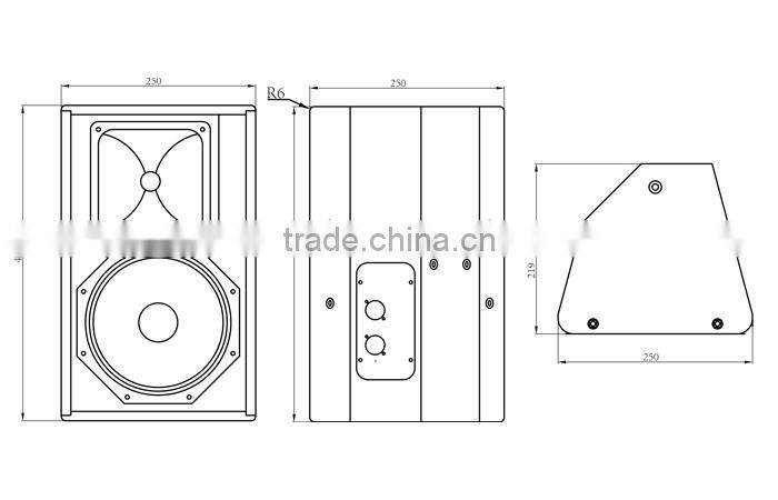 nexo PS8-R2, trade assurance, 8 inch passive 2-way full range loudspeaker, pro audio