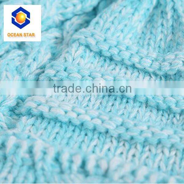 Plain Warm Knitted Bluetooth Beanie Hat with Ball