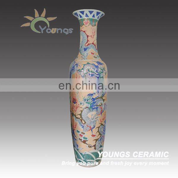 Blue&White Porcelain Large Dragon Vase