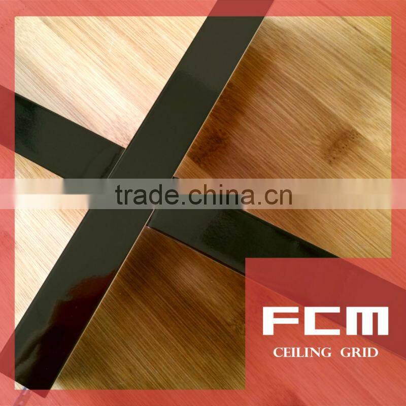 High quality for sale galvanized grid metal ceiling t barblack GI flat
