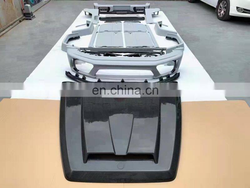 Runde Resin Carbon Fiber For Mercedes-Benz G-CLASS W463 W464 G500 G350 G63 Mansory Style Body Kit Front Bumper Rear Bumper Hood
