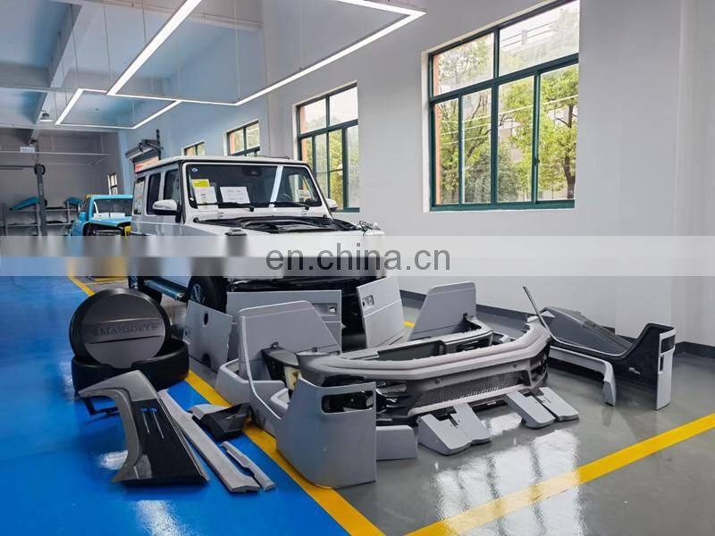 Runde Resin Carbon Fiber For Mercedes-Benz G-CLASS W463 W464 G500 G350 G63 Mansory Style Body Kit Front Bumper Rear Bumper Hood