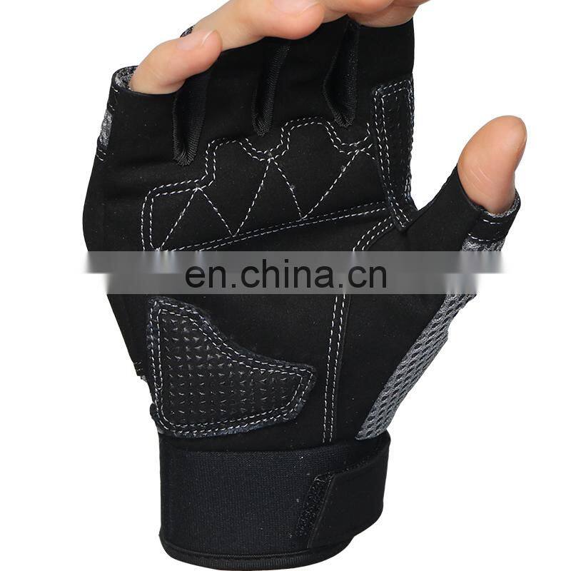 Fingerless Motorcycle Anti Impact Protective Military Gloves Hard Shell Knuckles Tactical Gloves For Shooting Hunting Training