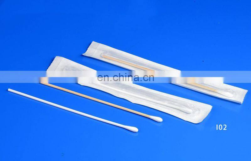 Plastic Swab Sterile Transport swab with tube plastic-flocking without medium
