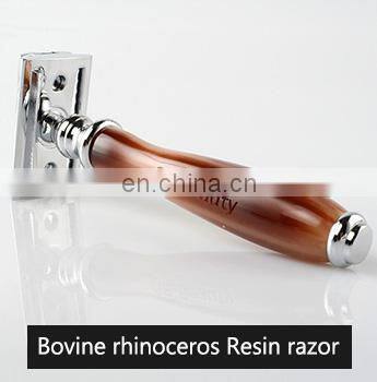 Private Label Wood Double Edge Safety Butterfly Shaving Razor