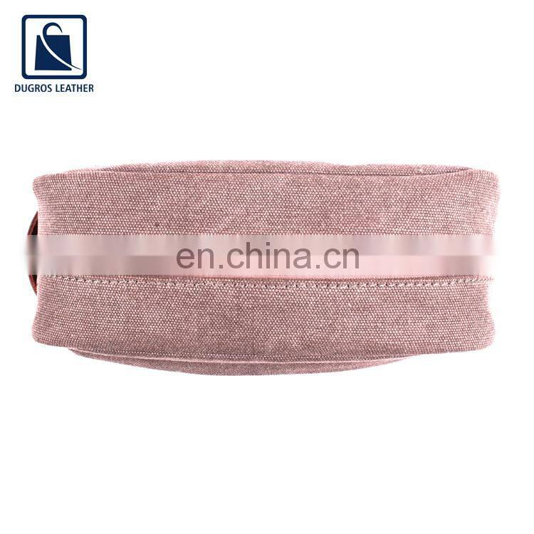 Leading Supplier of Zip Closure Type Matching Stitching Unisex Genuine Leather Toiletry Bag