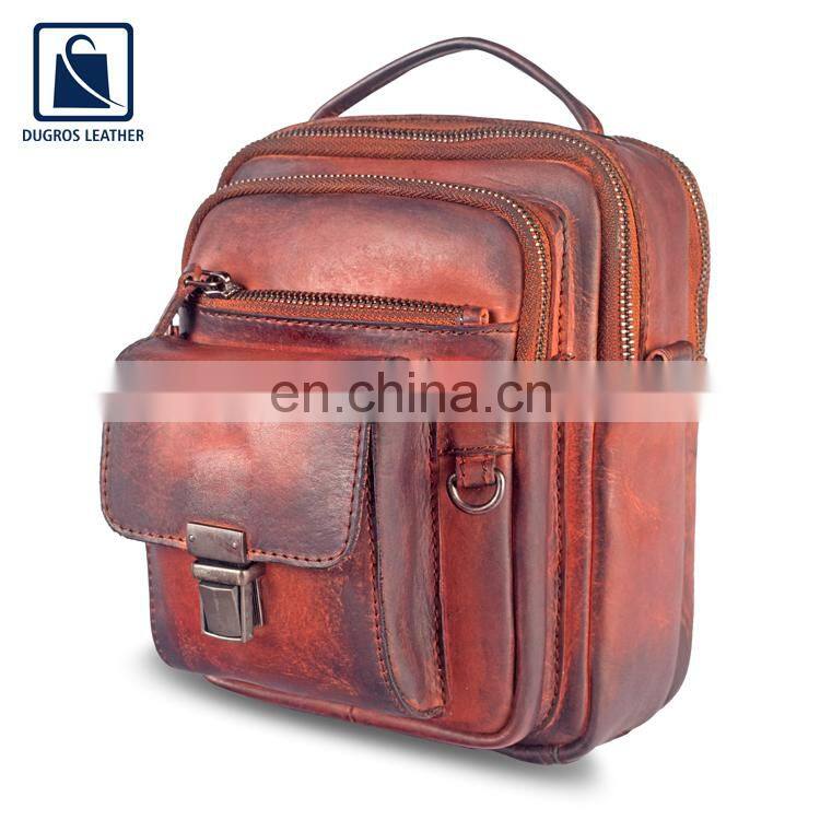 Hot Selling of Men Use Excellent Quality Leather Messenger Bag for Universal Buyers