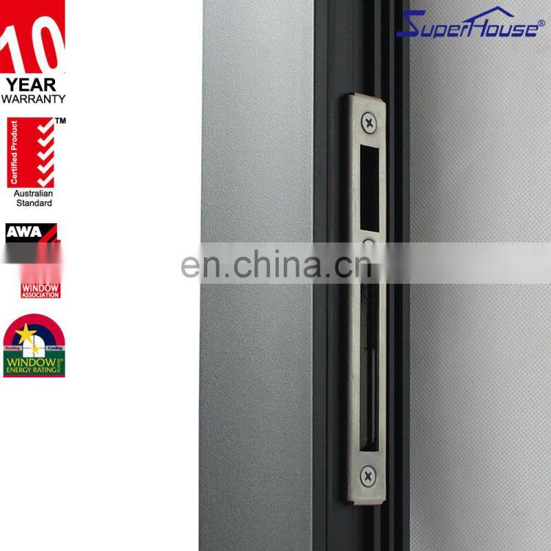 Superhouse Australia&USA standard aluminum bifolding door with blind roller shutter