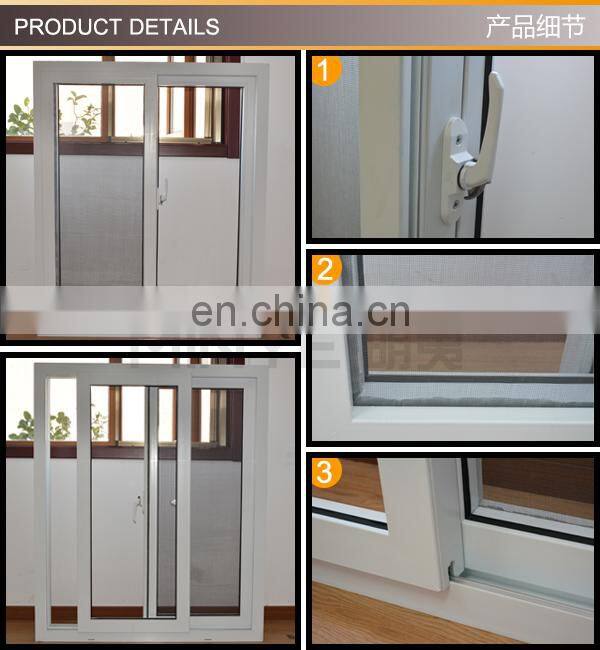 cheap sale upvc frame vertical up down windows for bathroom windows