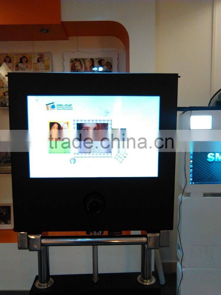 Advertising Digital Photo Print Kiosk Multi Touch Screen Photobooth