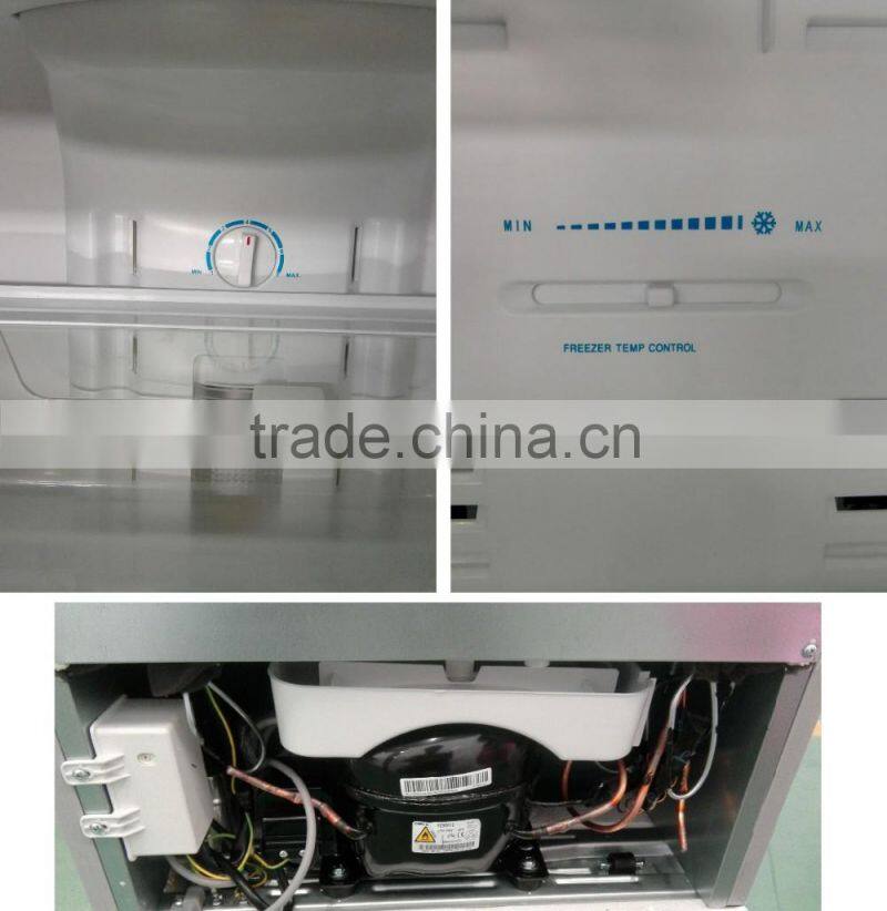 500L top freezer double door refrigerator freezer with UL certificate