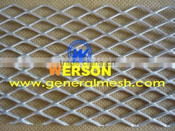 Aluminium Expanded machine cover ,silver and powder coated