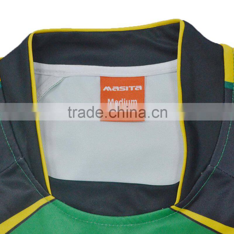 Custom size and color for argentina rugby jersey