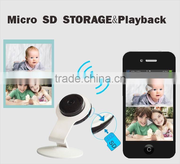 Household Wifi Mini IP 2.8mm fixed lens 1MP 720 HD IR CCTV Camera