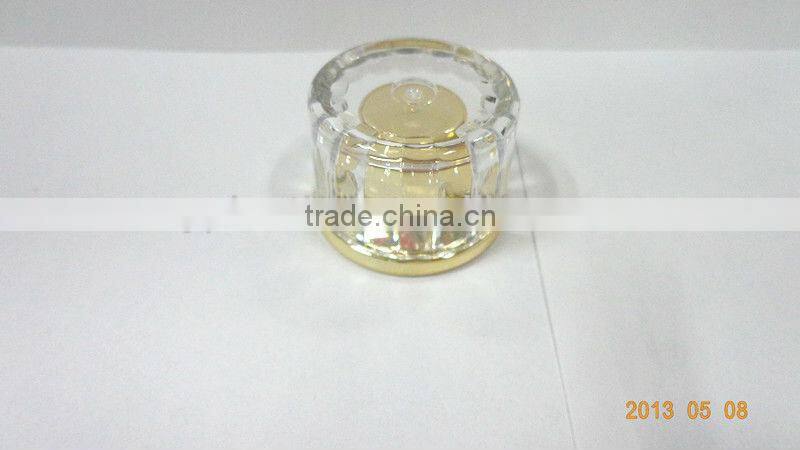 plastic tube for packaging with new style acrylic cap