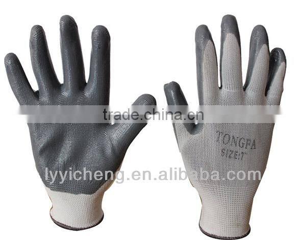 grey nitrile gloves,nitrile coated glove,nitrile glove