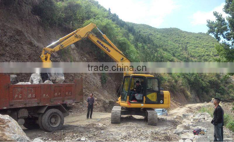 rotating excavator grapple,log grapple, for Kubota excavator