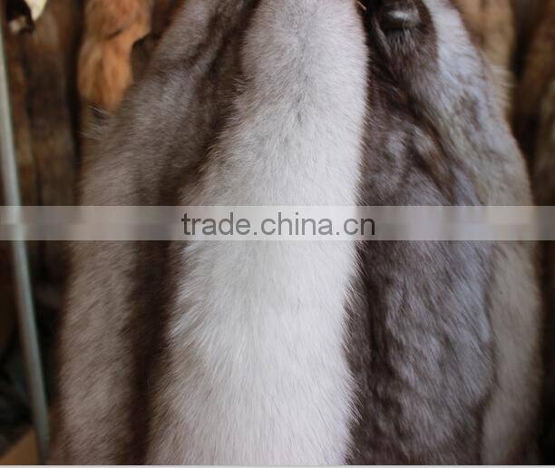 High fashion Real White Fox Fur Wholepieces Skin and Fur