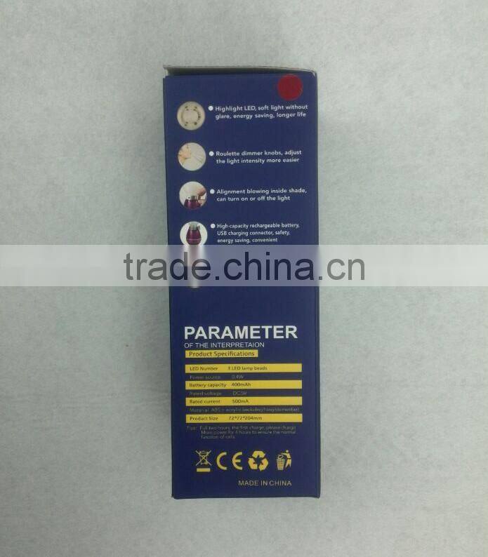 2015 Newest 0.4W Retro USB Rechargeable Classic Blow LED Lamp