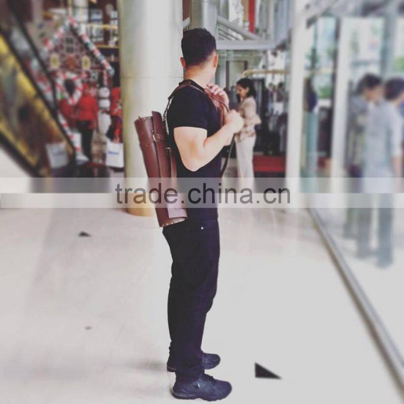 Hospitech Real leather chef knife roll bag (Hold 8 knives)