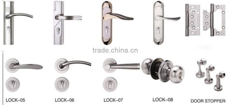 Latest Design Wooden Door PVC Door Coated MDF Panel