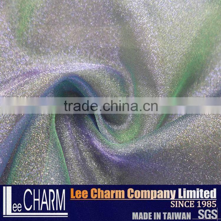 Shining Tulle Glitter Organza Two-tone Color