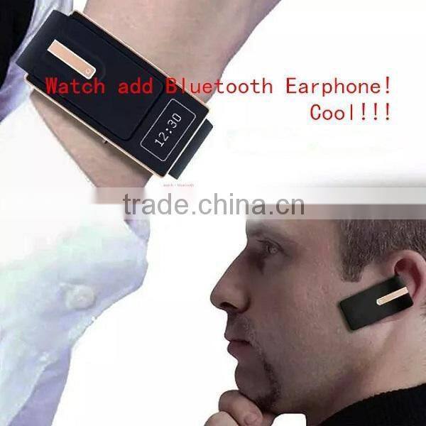 Bluetooth Headset Smart Watch Bracelet DLB-808 Separate Design earphone Call Reminder/Redial/Music Play for Android/ios Smartpho