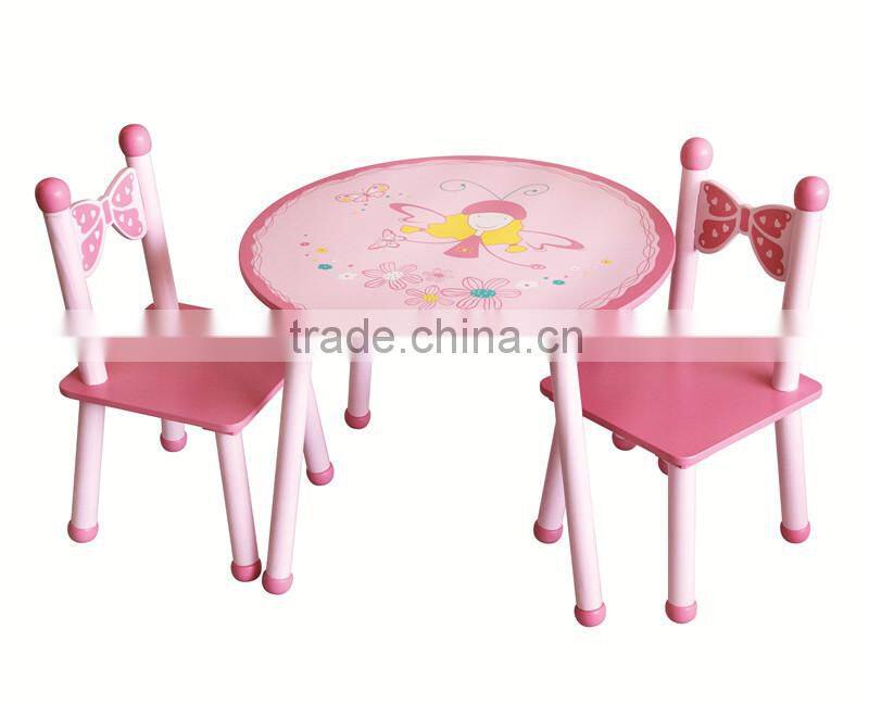 kids furniture study or dinning round tables and chairs set