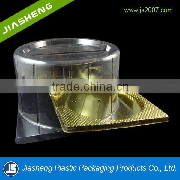 customized disposable blister cake packaging chinese plastic packaging box