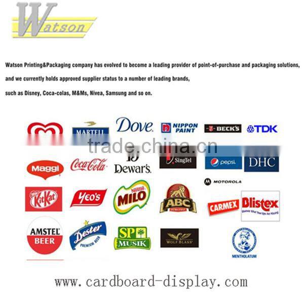 Book / Magazine floor paperboard pallet display shelf cardboard display standing