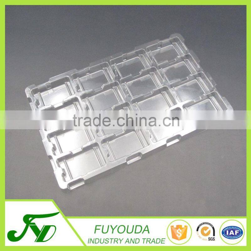 Disposable customized ESD electronic plastic blister tray