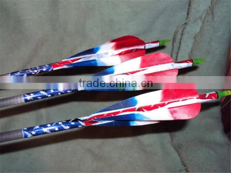 Arrow Feather And Feather Gateway With Three Color For Archery Arrow