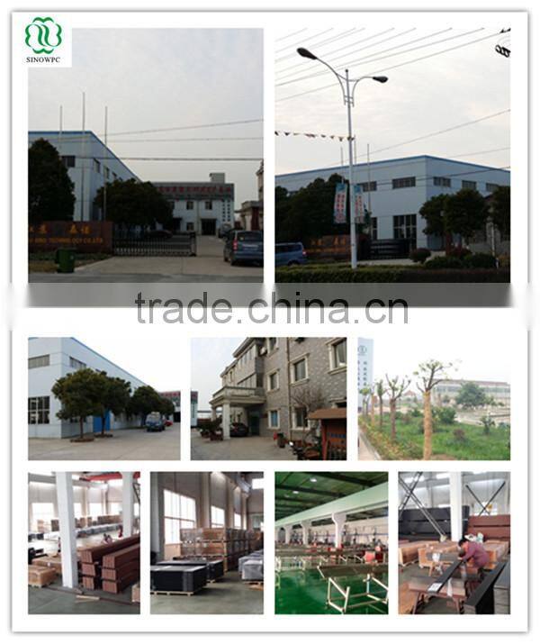 WPC outdoor waterproof interlocking decking tile