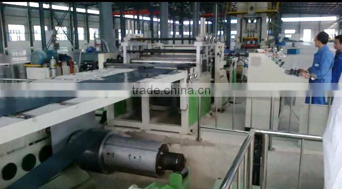 Combined cut to length machine and slitting line production line