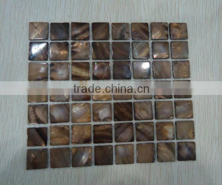 elegant brown shell mother of pearl Mosaic