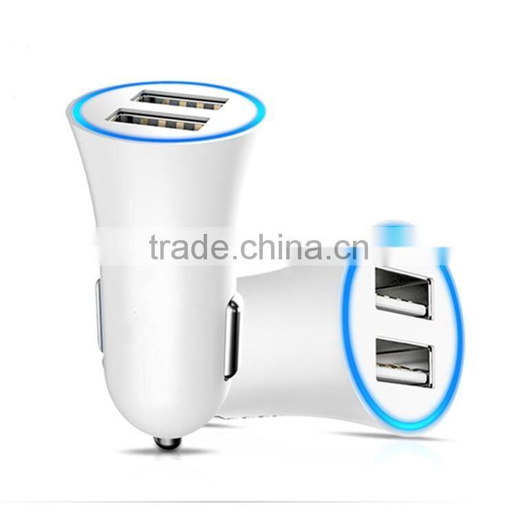 REYON PC fireproof mini dual usb 2.4A car charger for asus vivobook with LED indicator
