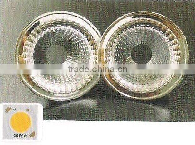 24 degree 44.5mmX29.3mm led light high power optical Reflector