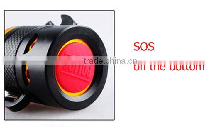 JF Professional tactical led torch self defense flashlight With Stainless Steel Nail,high power tactical military flashlight