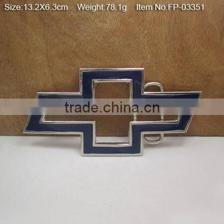 wholesale men's 35mm metal plate belt bucklewith Rhinestones